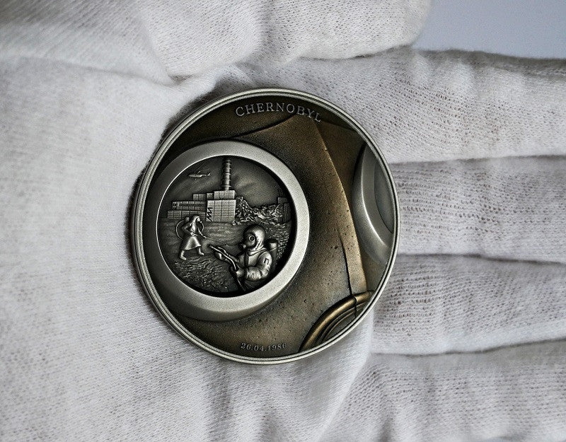 2021 Niue $5 2oz Silver Coin - Human Tragedies - Chernobyl