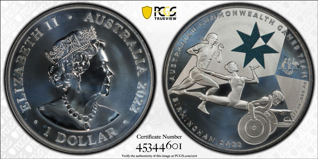2022 Silver $1 Commonwealth Games  PCGS MS68 #2