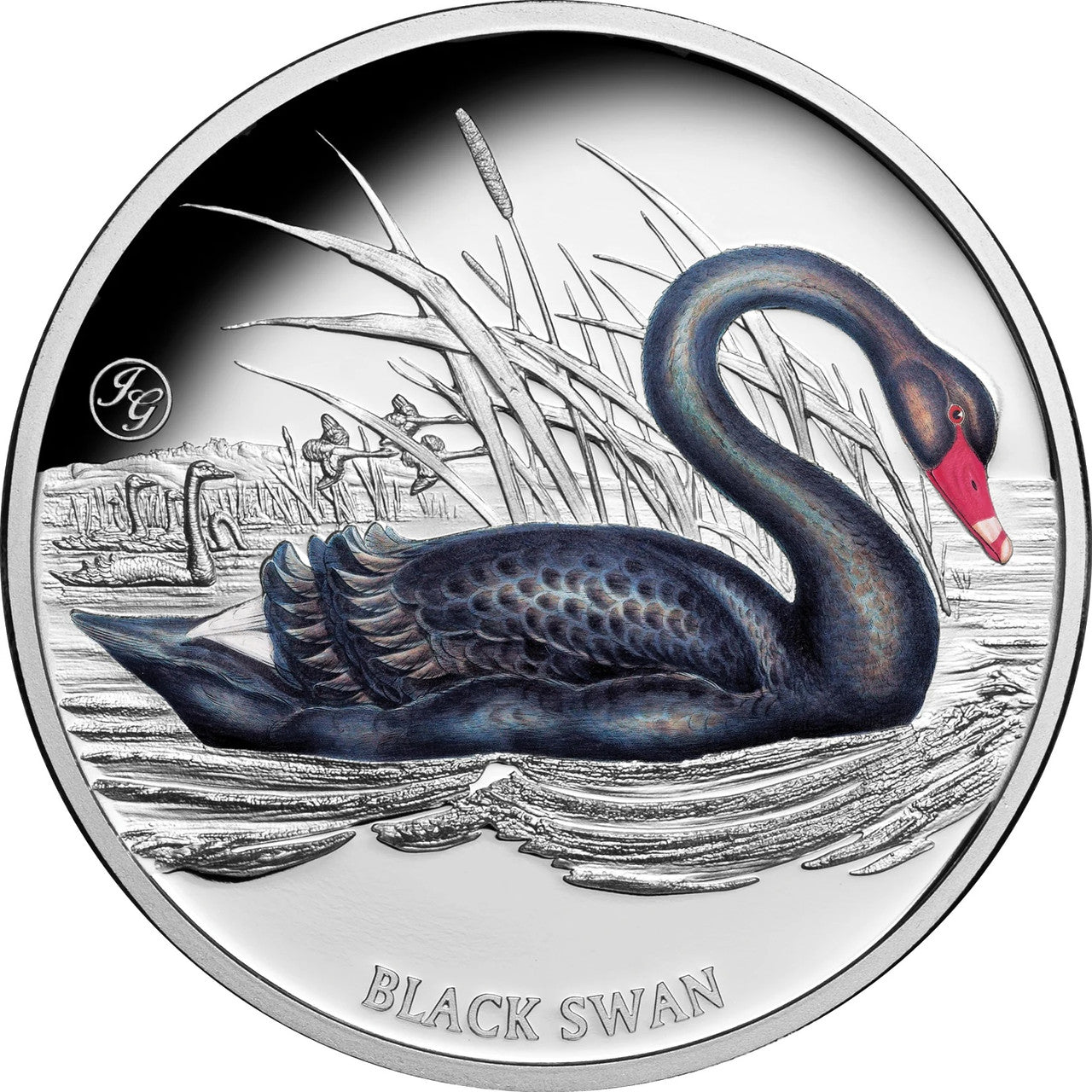 Black Swan 2024 $1 1 oz Silver Proof Coin