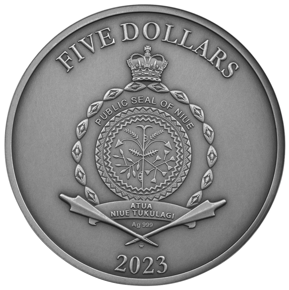 Mint of Poland Pierrot 2 oz Silver Coin $5 Niue 2023