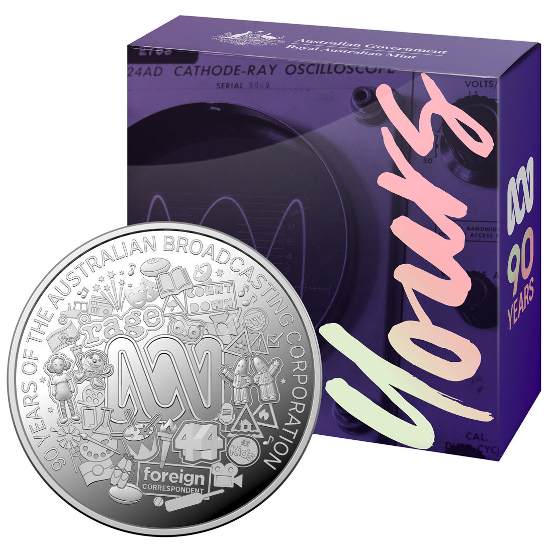 90th Anniversary of the ABC 2022 $1 1/2oz Silver Proof
