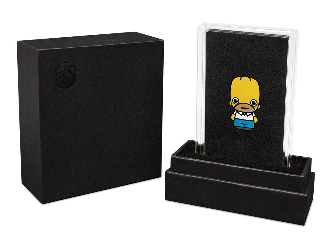 Homer Simpson 2022 1oz Silver Minted Mini Coin