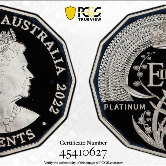 2022 Platinum Jubilee Silver Proof 50C Elizabeth II PCGS PR69 DCAM #4