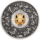 YEAR OF THE RABBIT ROTATING CHARM 2023 1oz SILVER ANTIQUED COIN