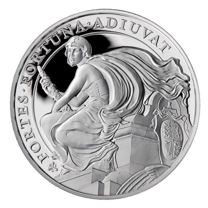 2022 St Helena Queens Virtues : Courage 1 oz .999 Silver Proof Bullion Coin