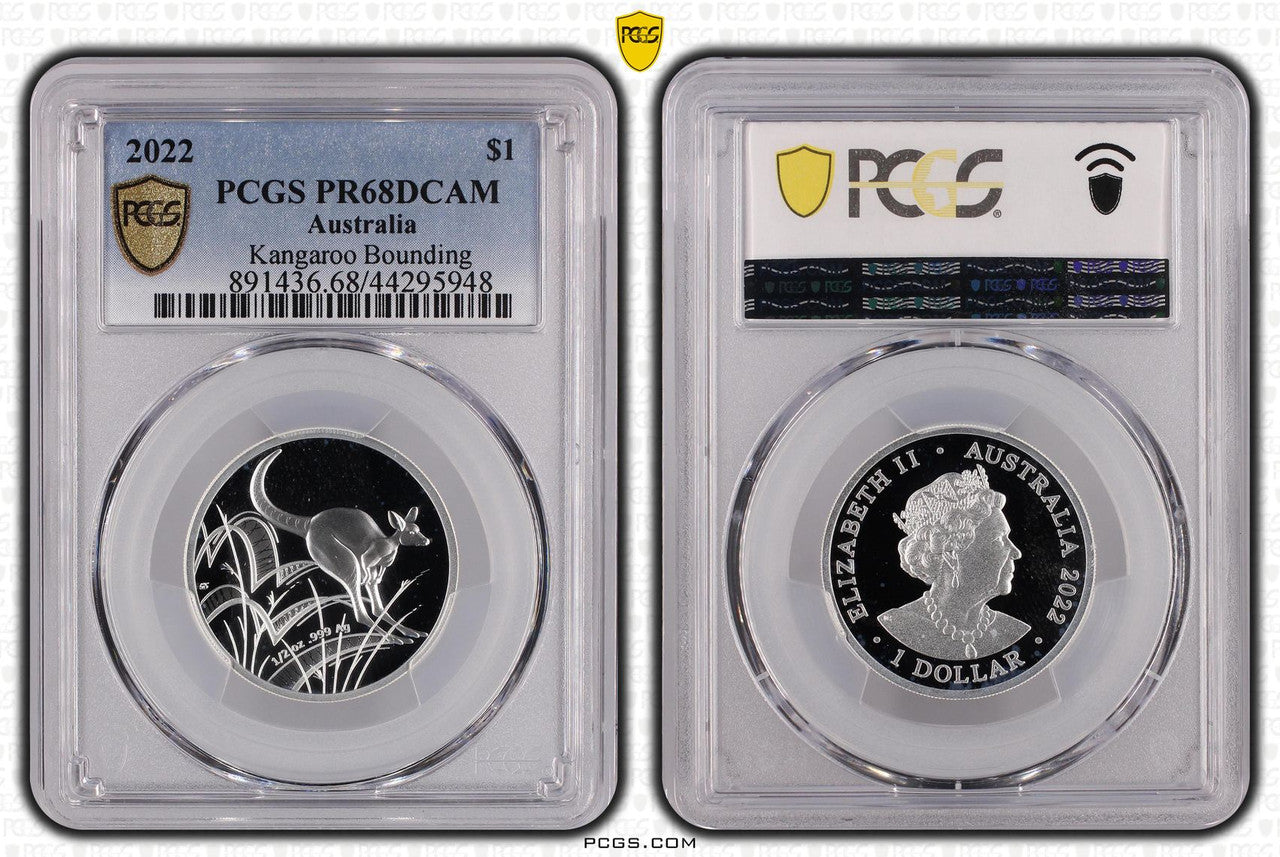 2022 Kangaroo Bounding PCGS PR68DCAM