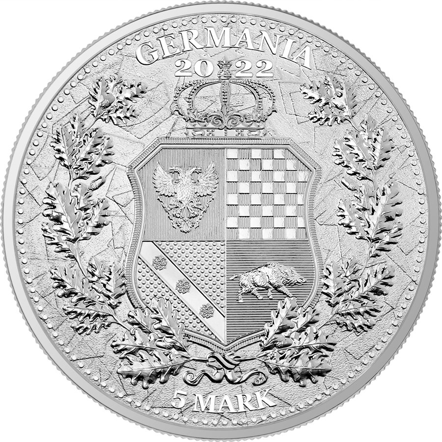 Allegories: Polonia & Germania 2022 Germania Mint 1oz .9999 Silver BU Coin