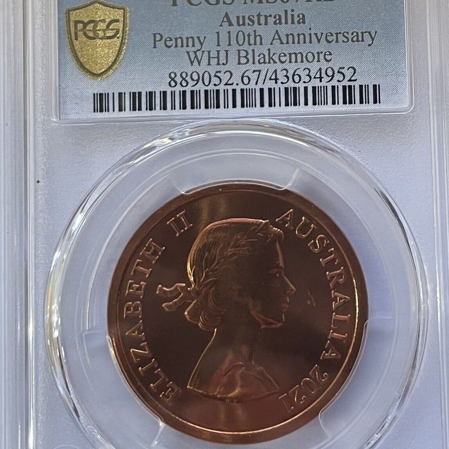 2021 $1 Penny 110th Anniversary George Kruger Gray PCGS MS67 RD