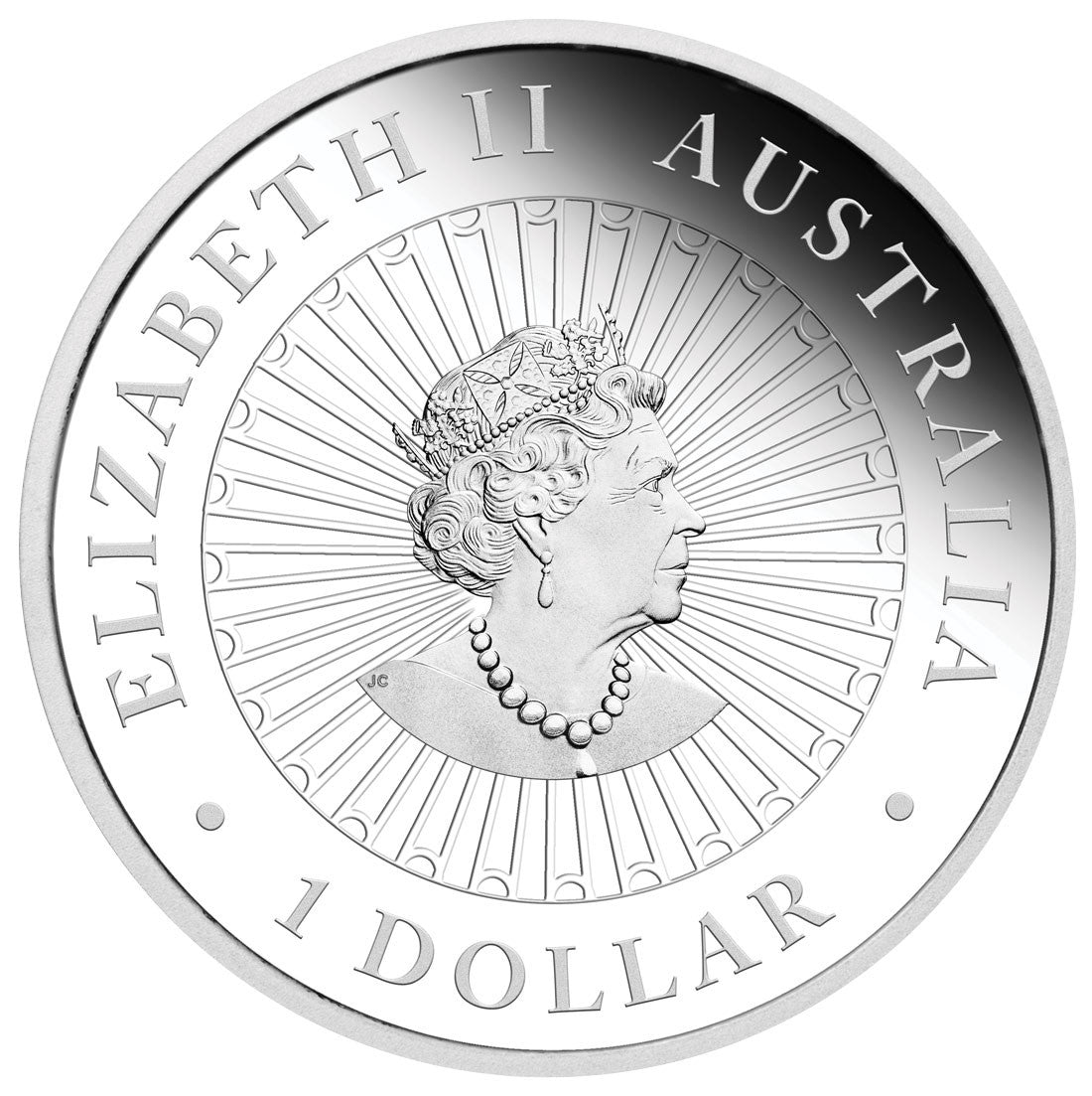 Great Southern Land 2022 1oz Silver Proof Blue Lepidolite Coin