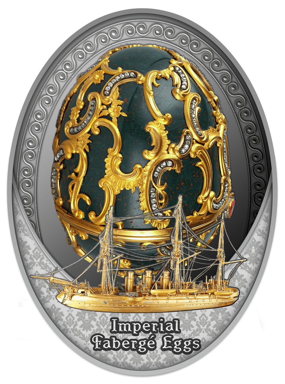 2021 Niue $1 Silver Proof Coin - Imperial Fabergé Eggs - The