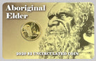 Royal Australian Mint 2020 $2 JC Elder Carded Coin UNC - TAMPER PROOF SEALED CARDED CO