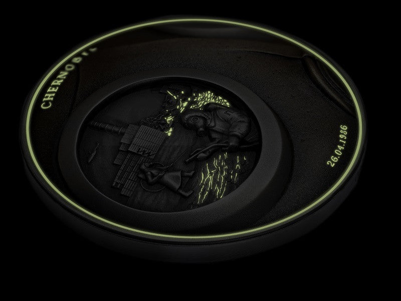 2021 Niue $5 2oz Silver Coin - Human Tragedies - Chernobyl