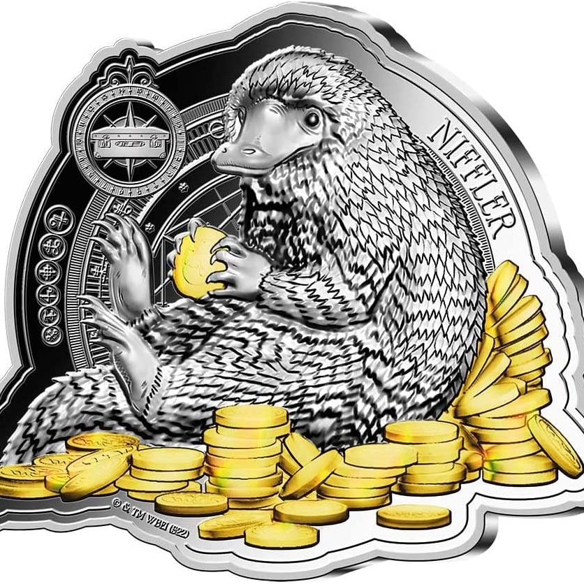 2022 Samoa Fantastic Beasts Niffler 1 oz .999 Silver Proof Coin