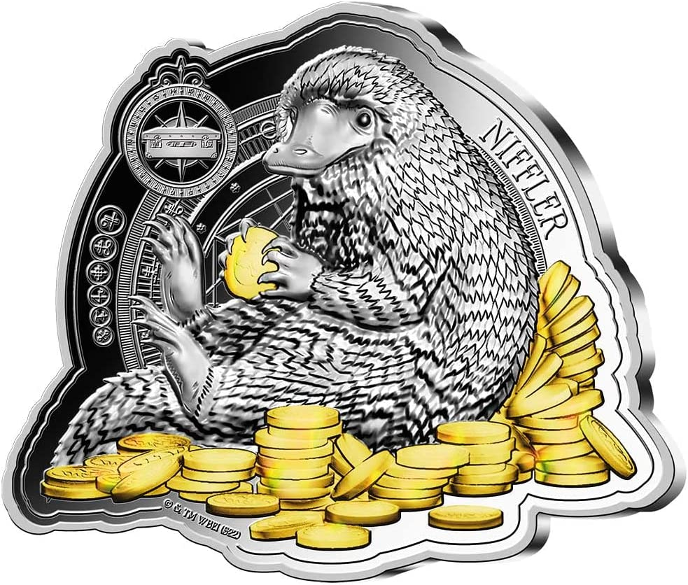 2022 Samoa Fantastic Beasts Niffler 1 oz .999 Silver Proof Coin