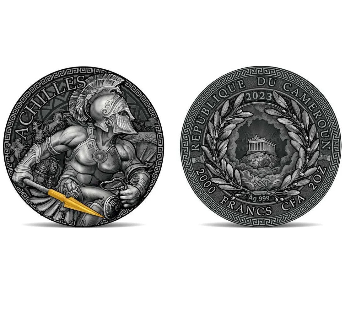 Germania Mint Cameroon 2023 Achilles Silver 2 oz coin