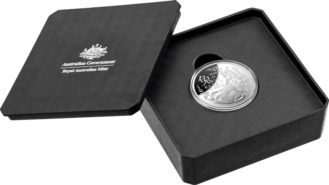 Year of the Rabbit 2023 $5 Domed Silver Proof Coin