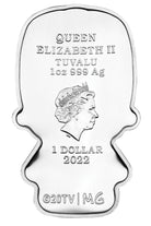 Homer Simpson 2022 1oz Silver Minted Mini Coin