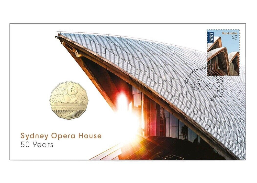 Royal Australian Mint 2023 50c UNC Coin Sydney Opera House PNC