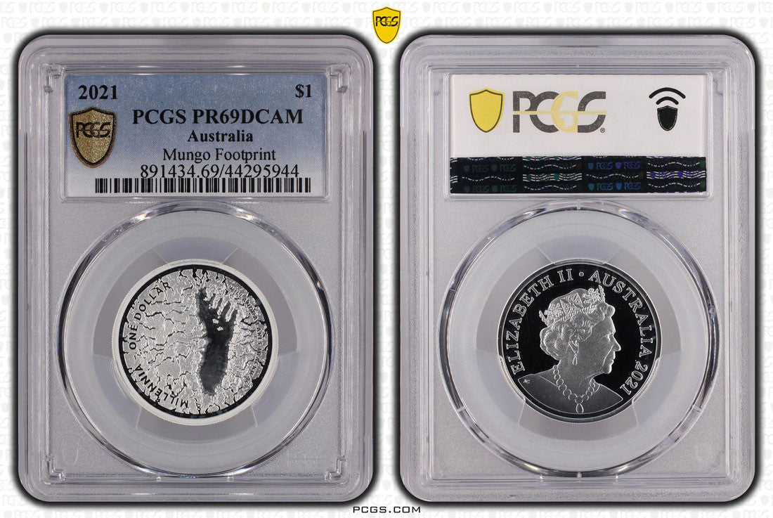 2021 Silver Proof Mungo Footprint PCGS PR69DCAM #2