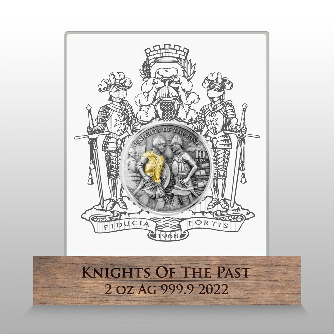 Knights Of The Past 2022 2oz Silver Antique .9999 Coin
