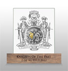Knights Of The Past 2022 2oz Silver Antique .9999 Coin