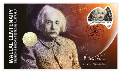 Einstein’s Theory Tested in Australia Postal Numismatic Cover