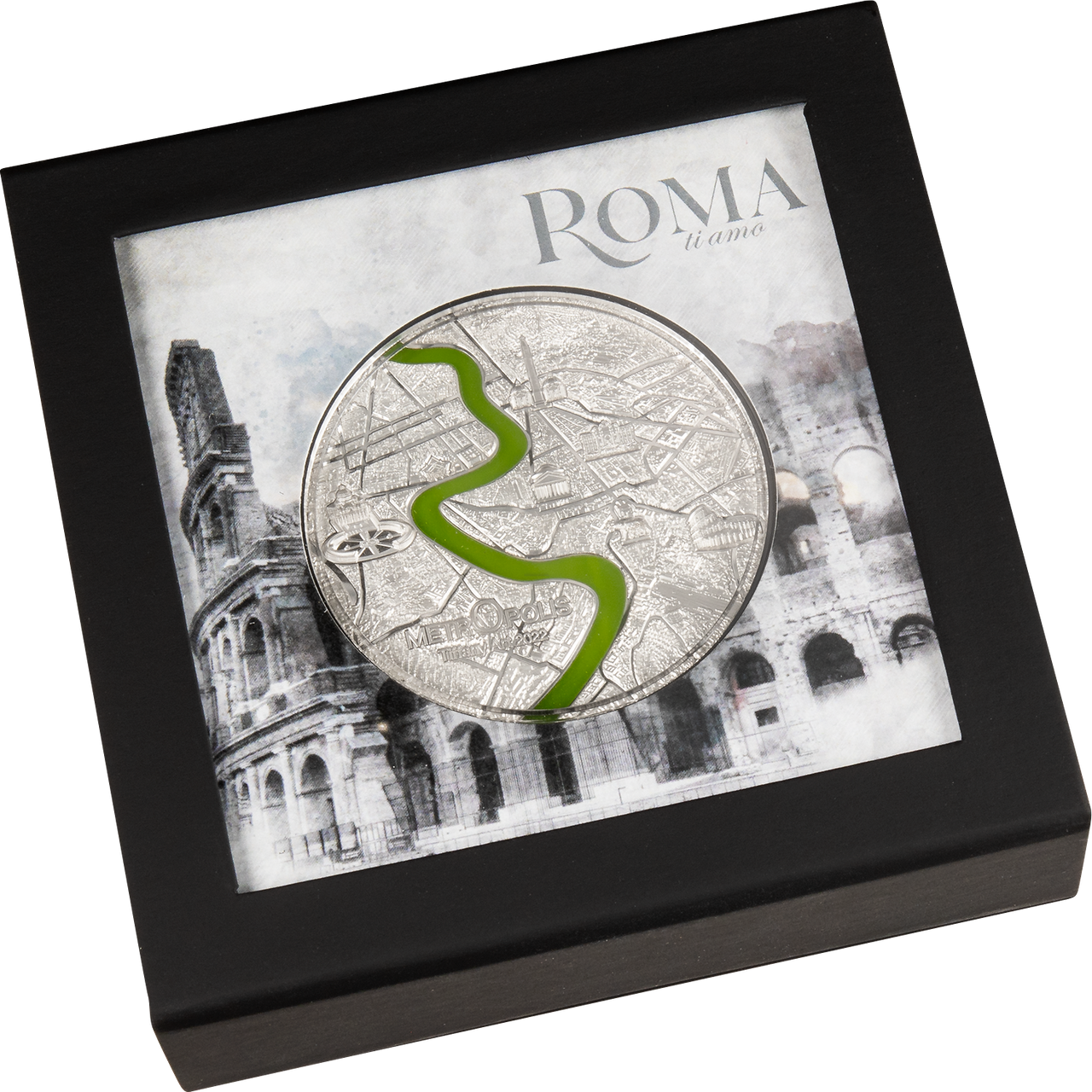 2022 Palau $20 3oz Silver Proof Coin - Tiffany Art Metropolis – Roma