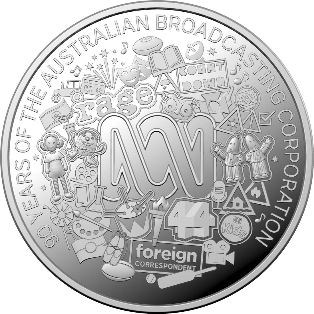 90th Anniversary of the ABC 2022 $1 1/2oz Silver Proof