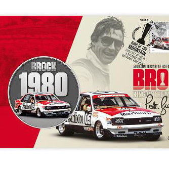 1980 Holden VC Commodore Brock 50 Years Stamp and Medallion Cover