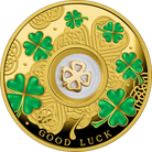 Four-Leaf Clover (Lucky Seven) 2022 Cameroon 500 Francs Silver Proof Coin