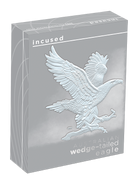 Australian Wedge-Tailed Eagle 1 oz 99.99% Silver Incused Coin