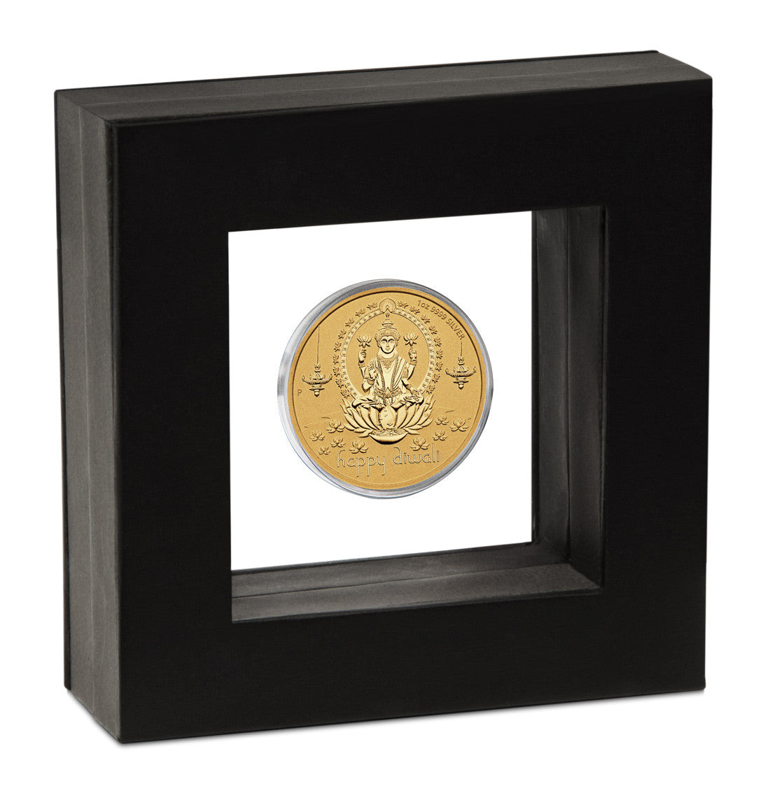 Diwali 1oz Silver Gilded Medallion 2022