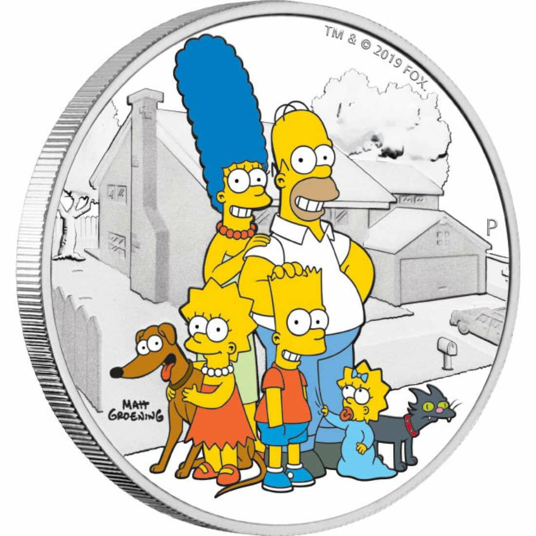2019 2oz Silver Proof Coin - The Simpsons Family – My Collectables