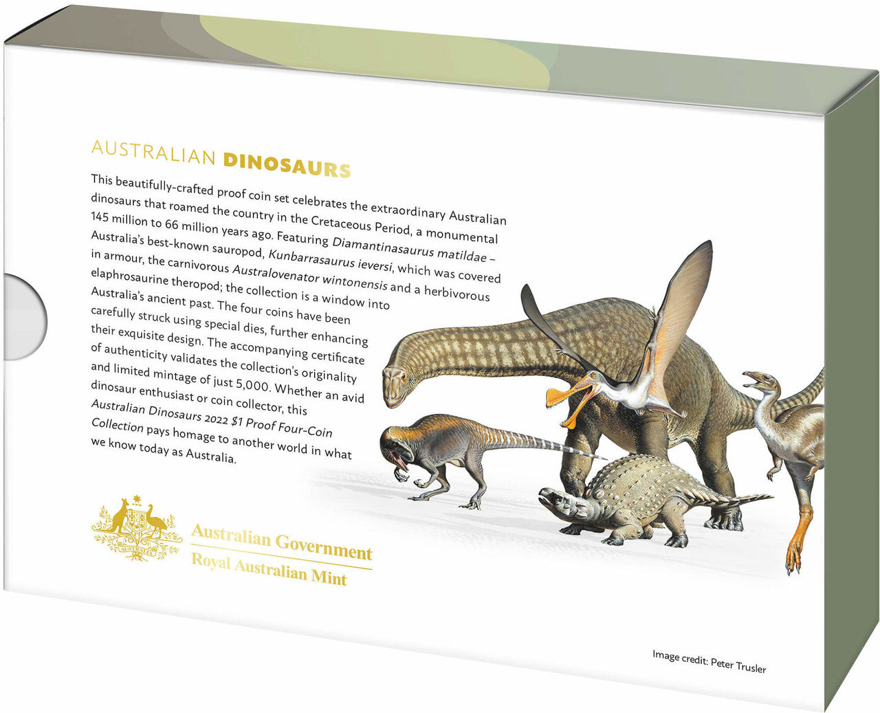 Australian Dinosaurs 2022 Proof Four-Coin Collection