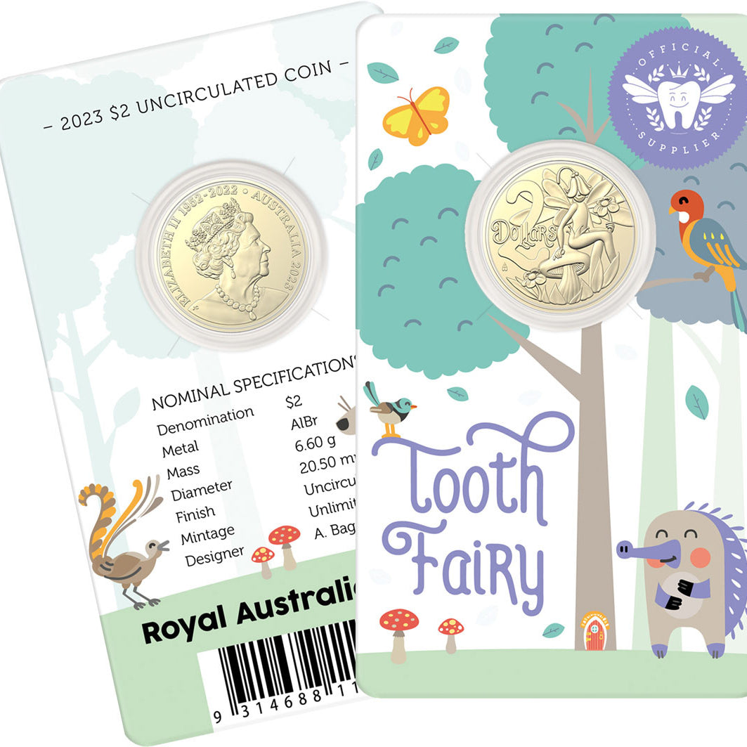 Tooth Fairy 2023 $2 UNC Coin