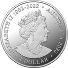 Creatures of the Deep $1 Proof 2023 AG "C" Mintmark