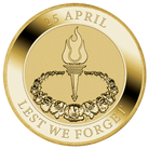 2023 Anzac Day Al/Br Coin in Card