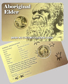 Royal Australian Mint 2020 $2 JC Elder Carded Coin UNC - TAMPER PROOF SEALED CARDED CO