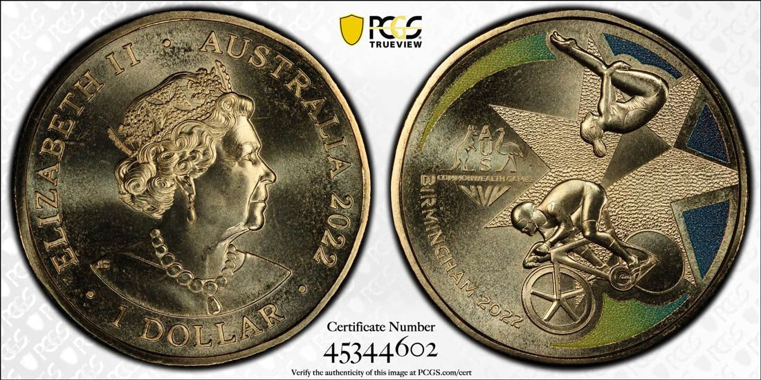 2022 $1 Commonwealth Games PCGS MS68