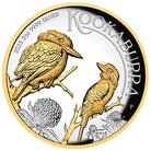 Perth Mint Australian Kookaburra 2023 2 oz Silver Proof High Relief Gilded Coin