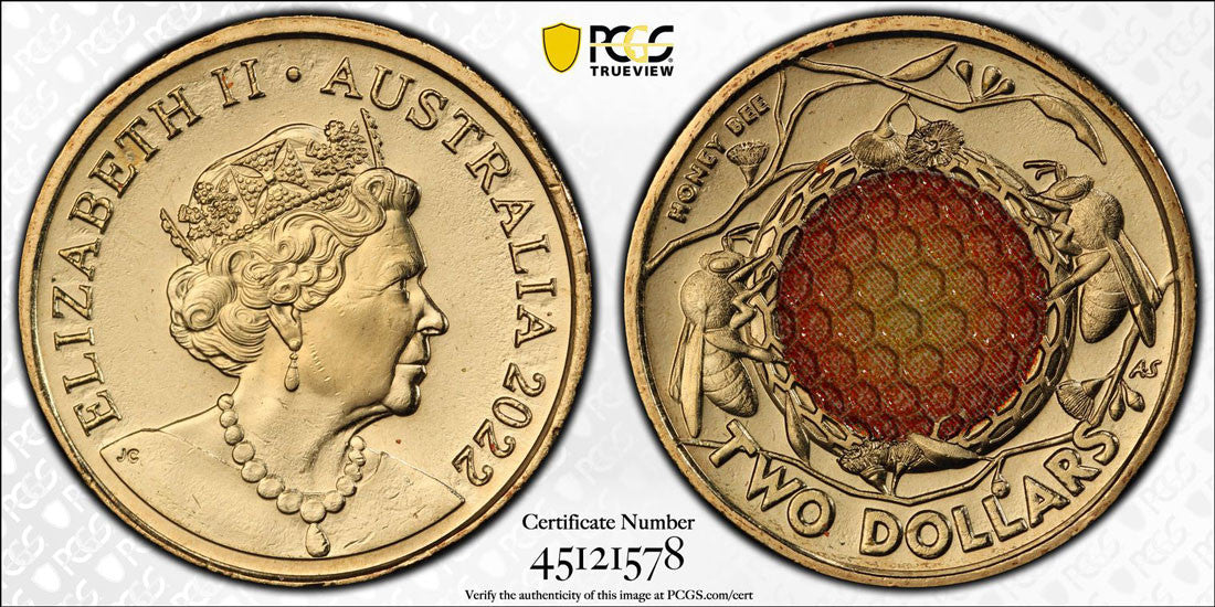 2022 $2 Honey Bee PCGS MS66